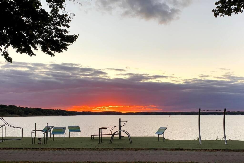 Ferienwohnung Lavendel Waren  Buitenkant foto